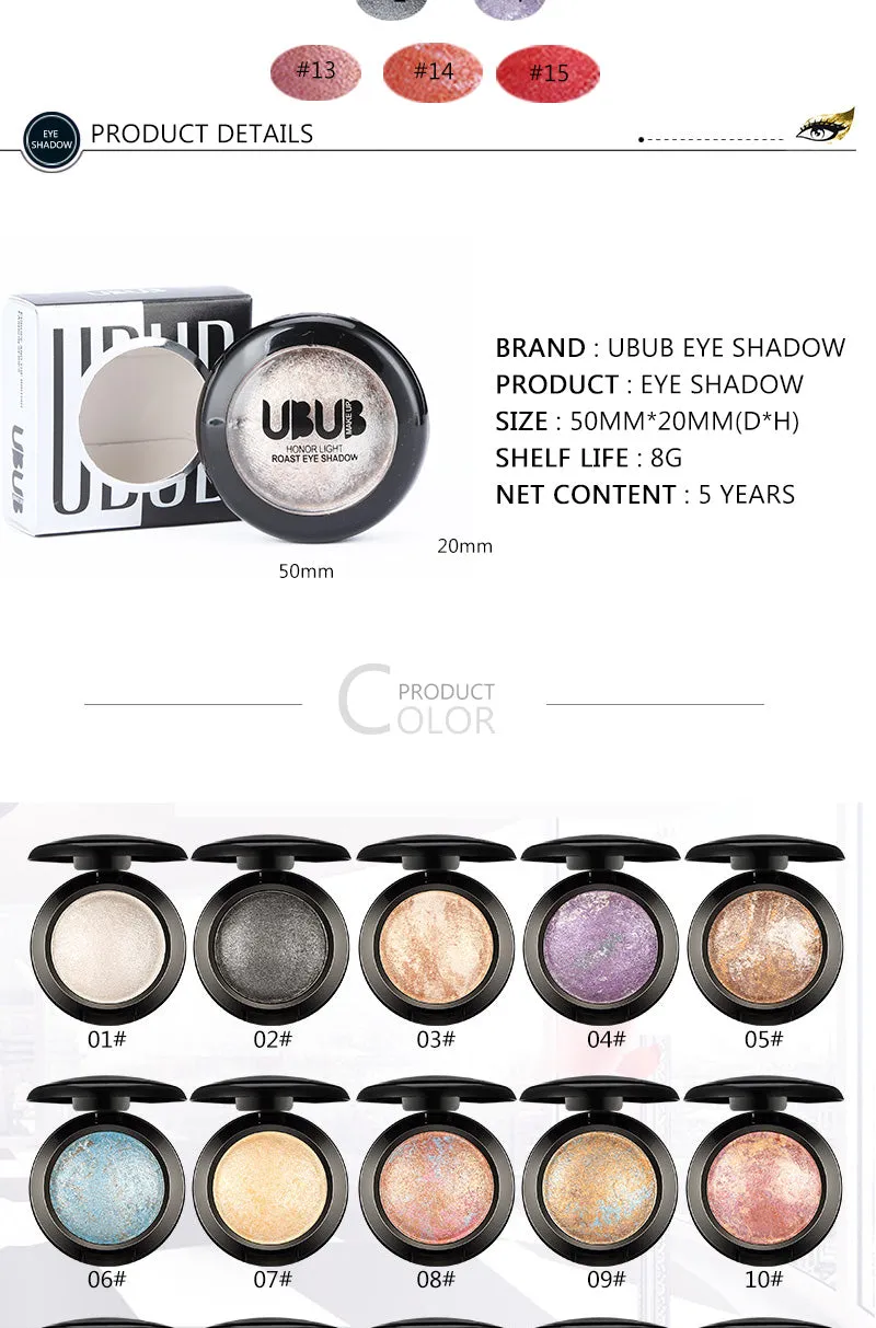1PCS Quality 15 Color  Professional Nude eyeshadow palette makeup