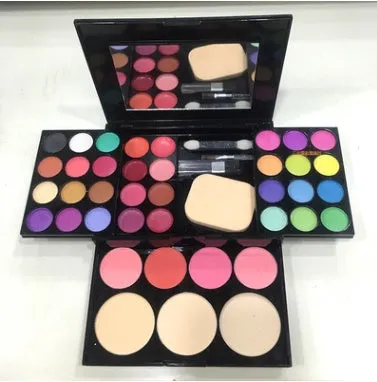 39 Bright Colors Eyeshadow Palette with Brushes
