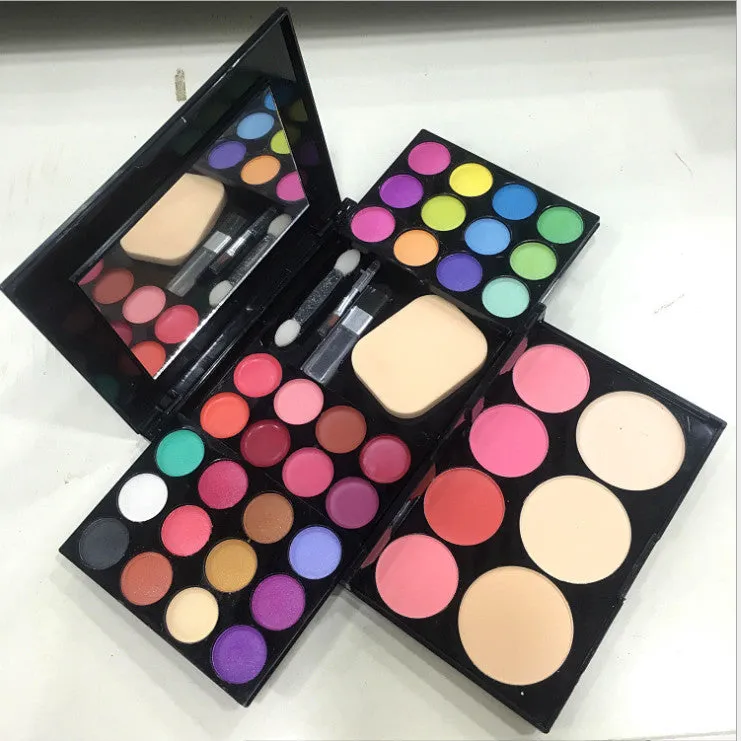 39 Bright Colors Eyeshadow Palette with Brushes
