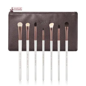 7pcs Pearl White Eye Makeup Brush Set