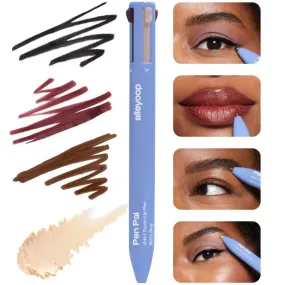 Alleyoop Pen Pal 4-in-1 Eye, Brow, Lip & Highlight Pen - Berry Busy