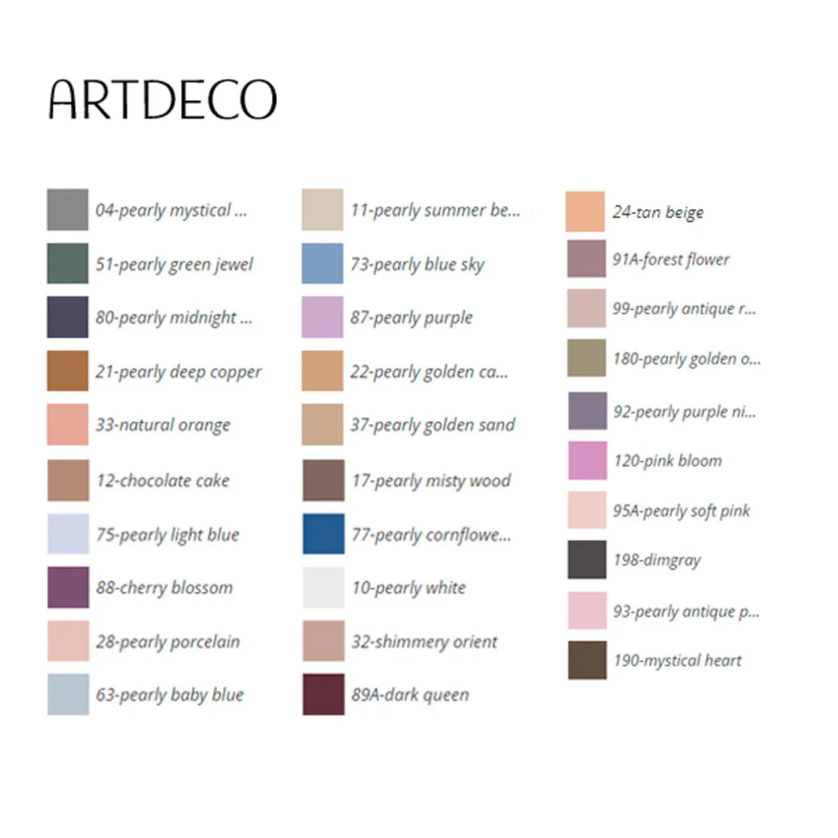 Artdeco Eyeshadow Pearl (04 Pearly Mystical Grey) 0,8 g