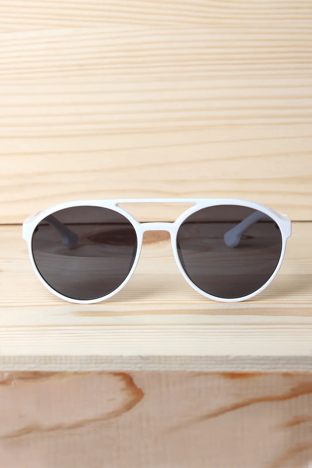 Bar Brow Brim Frame Sunglasses
