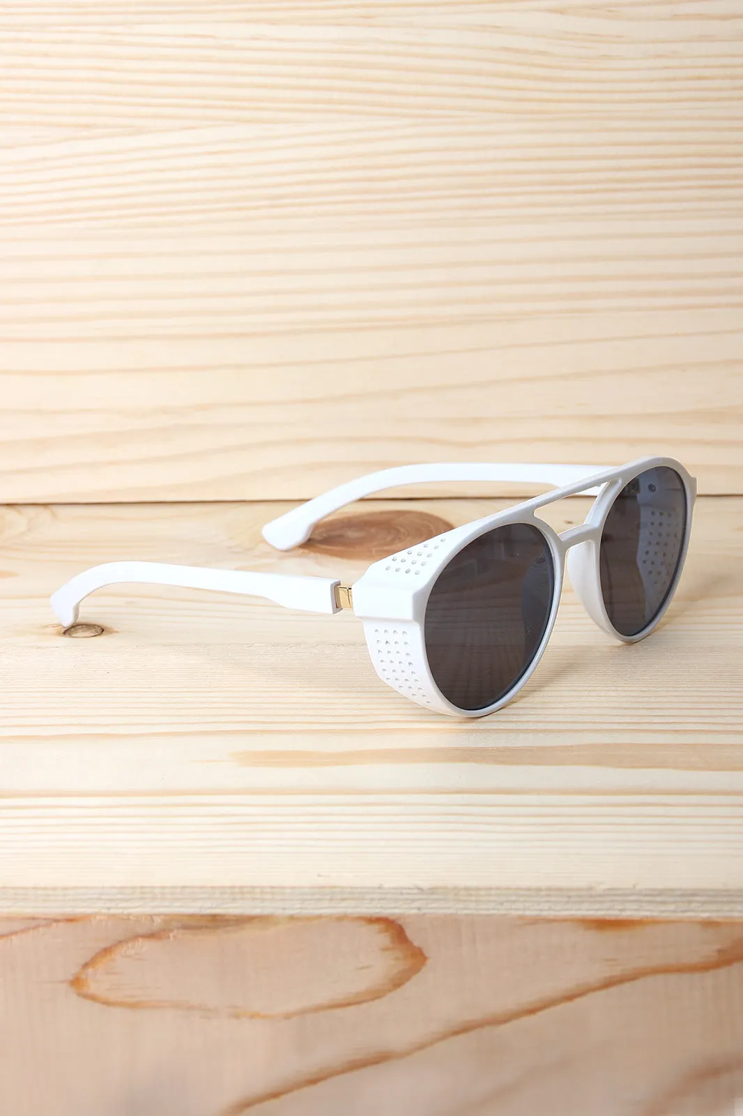 Bar Brow Brim Frame Sunglasses