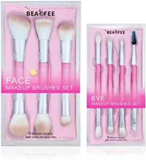 BEASOFEE Dual Ended Eyeshadow Brush Set of Brushes Powder makeup Brushes Eyeshadow Brush Set Eyeshadow Brushes Eyeshadow Eyeliner Powder Brush for Makeup