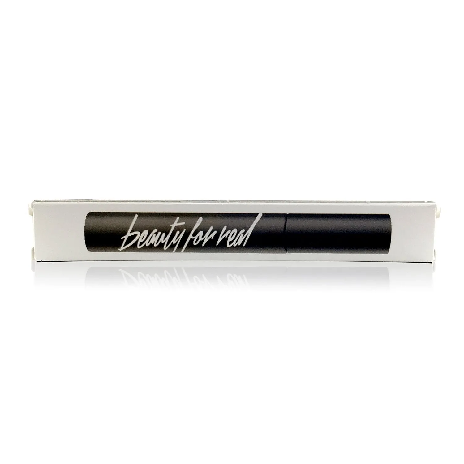 Beauty for Real Hi-Def Mascara, Just Black - Defining & Volumizing Lash Definer, Curls Lashes - Humidity & Smudge Proof - Micro Brush Ensures Versatile Application - 0.31 fl oz