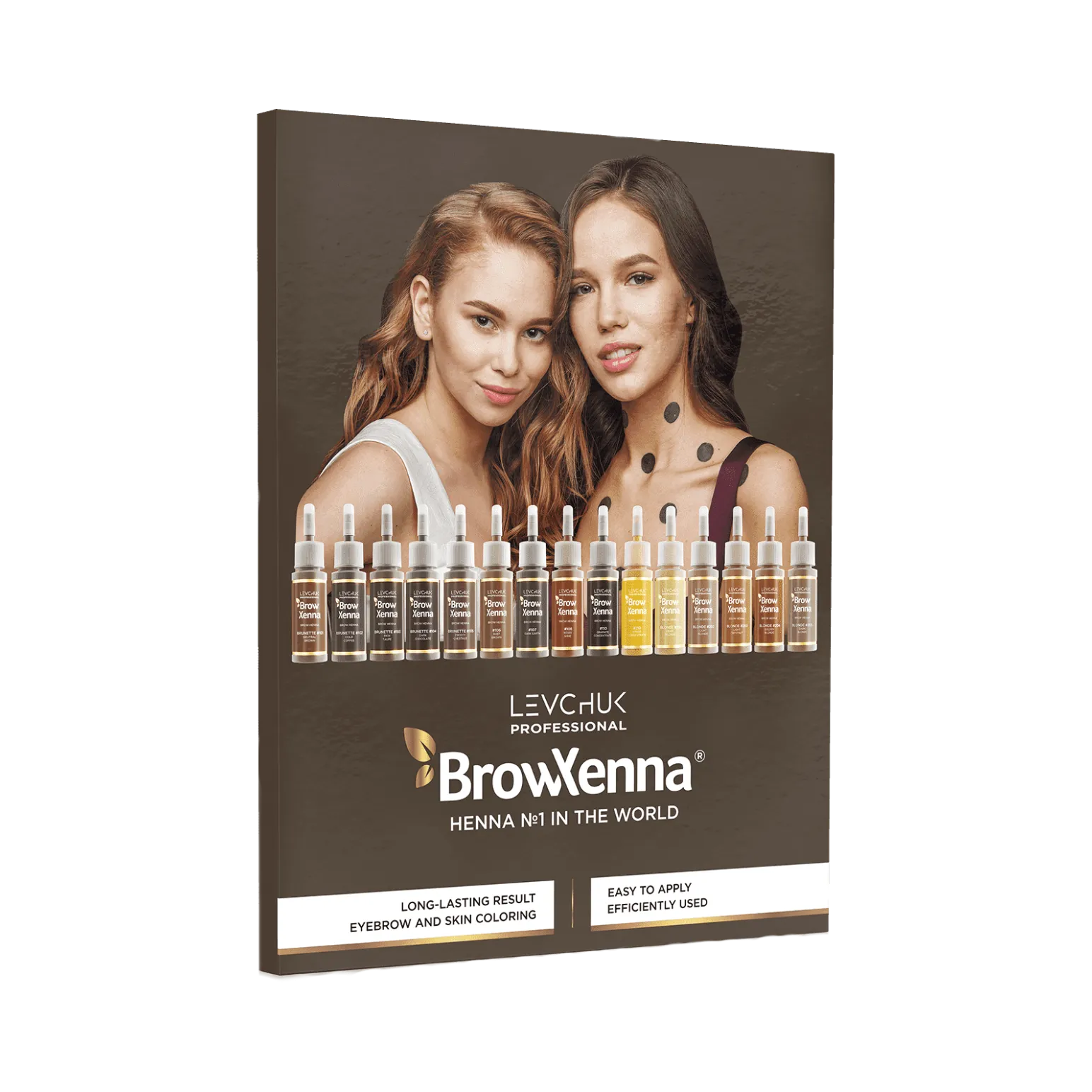 BrowXenna Color Chart Book Henna - 1pc