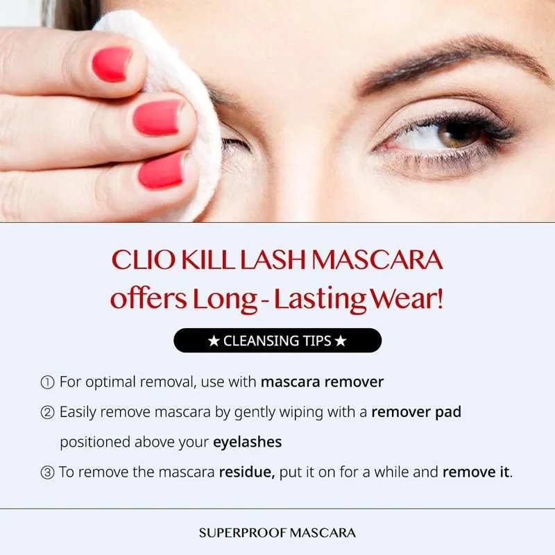 CLIO Kill Lash Superproof Mascara 7g - 3 Types