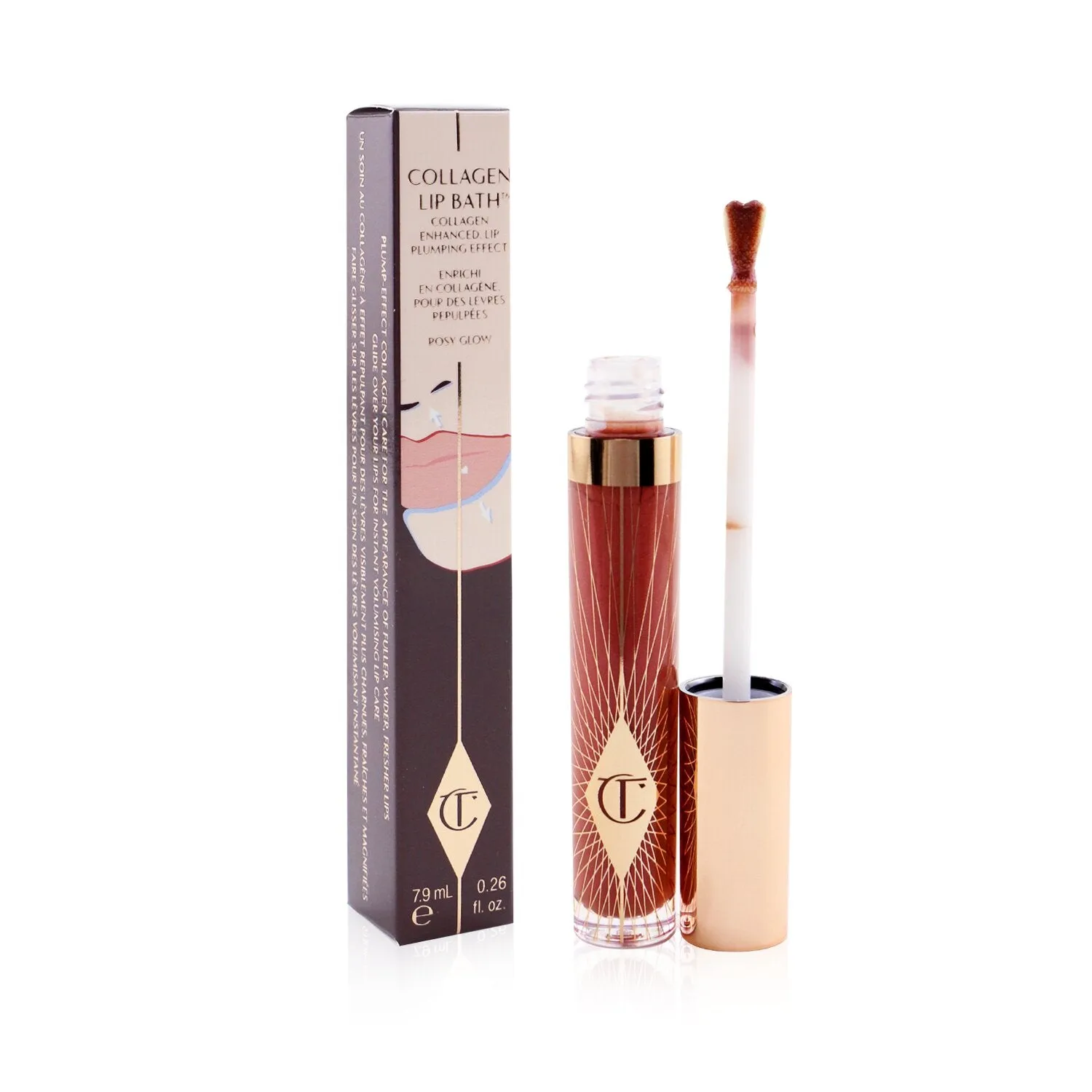 Collagen Lip Bath - # Rosy Glow