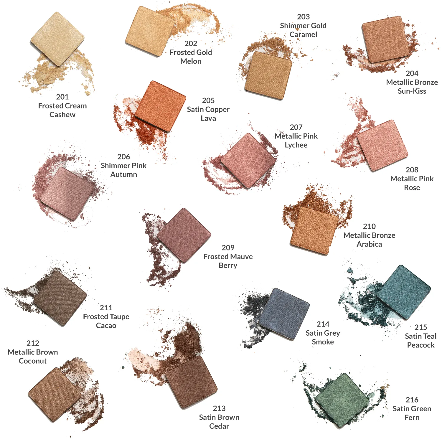 Eyeshadow Singles Frosted Mauve Berry 209