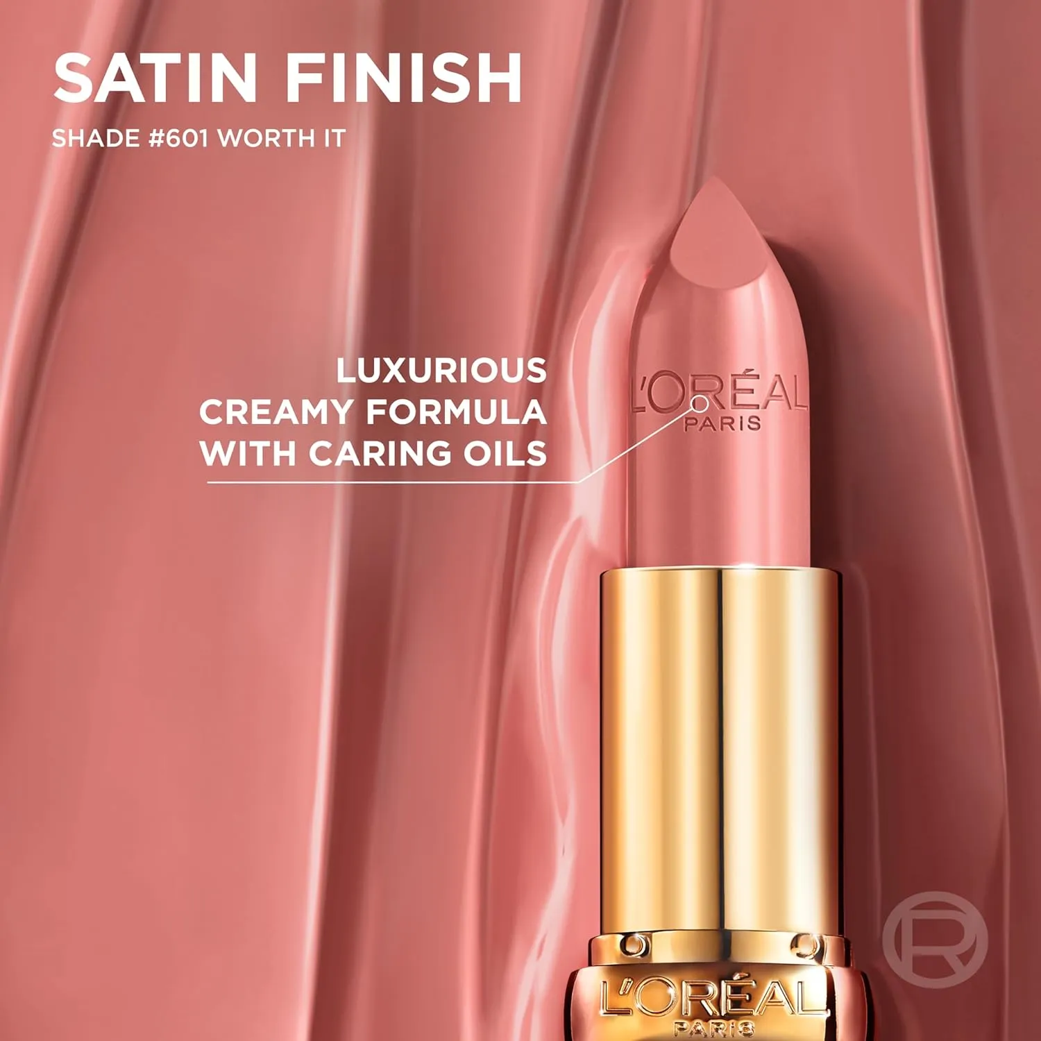 L’Oréal Paris Colour Riche Satin Lipstick for Moisturized Lips,Lip Makeup with Argan Oil and Vitamin E,0.13 Oz