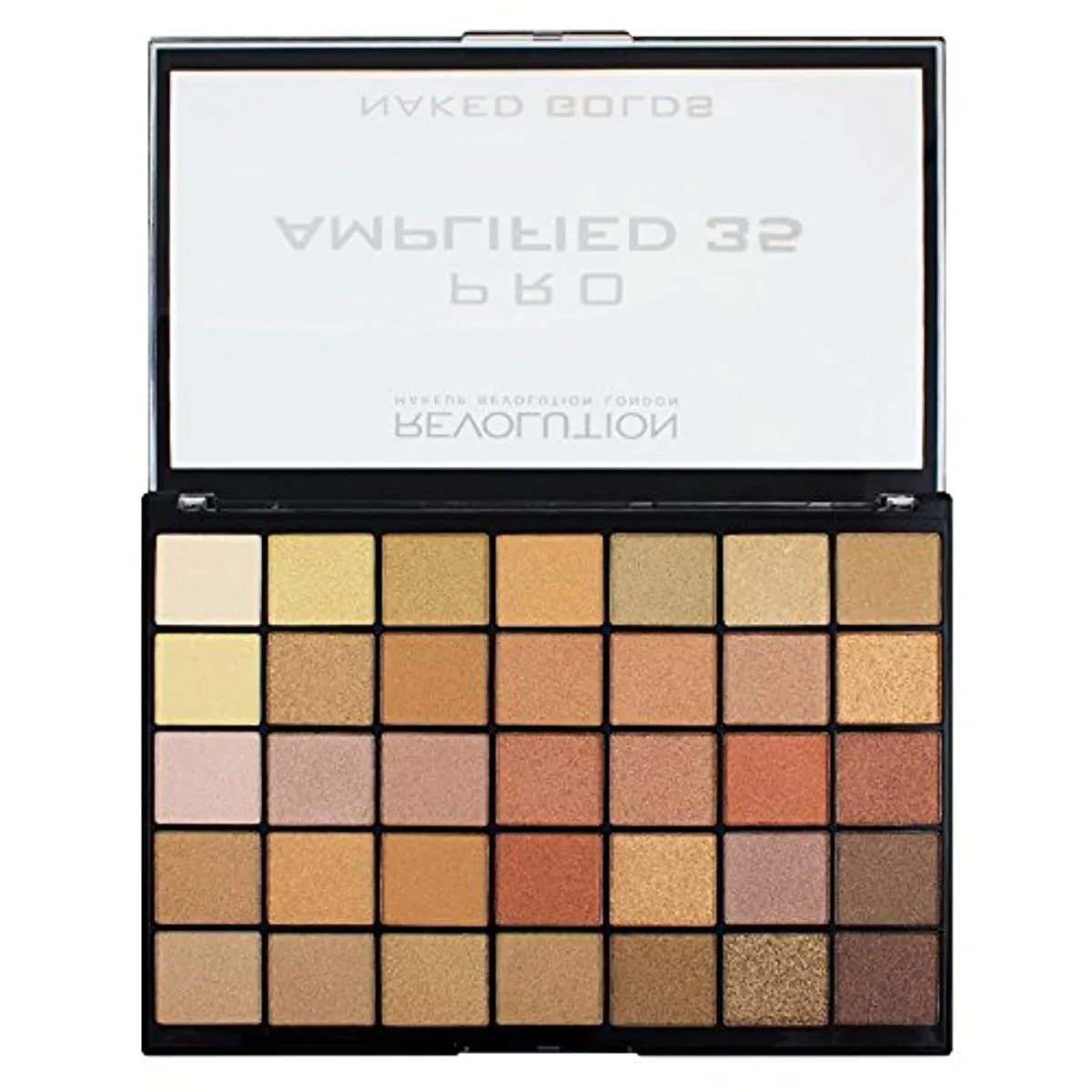 Makeup Revolution Amplified 35 Eyeshadow Palette Naked Golds
