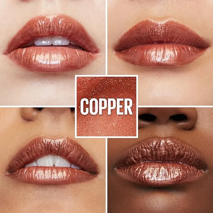 Maybelline Lifter Gloss, Hydrating Lip Gloss with Hyaluronic Acid, High Shine for Plumper 5.4ml