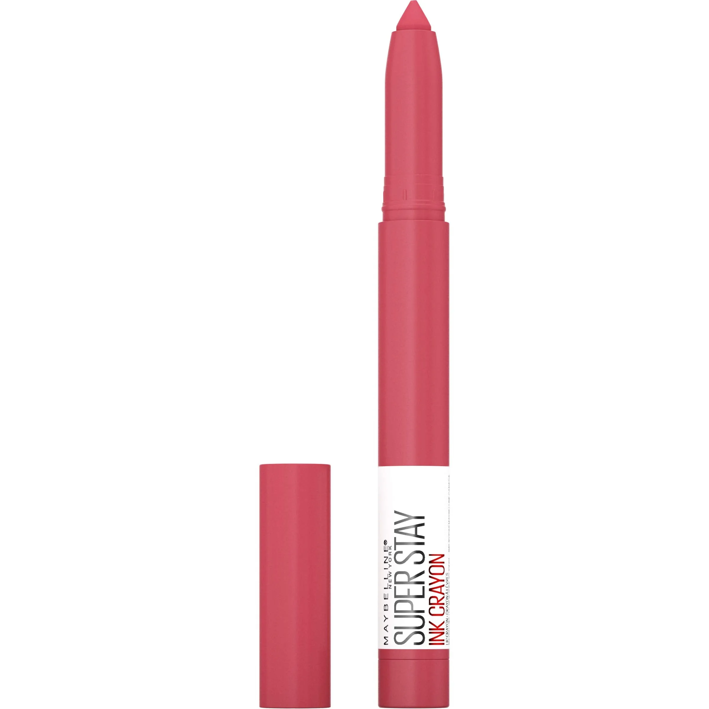 Maybelline Super Stay Ink Crayon Lipstick, Precision Tip Matte Lip Crayon with Built-in Sharpener, Longwear Up To 8Hrs, Change The Good, 1.2g
