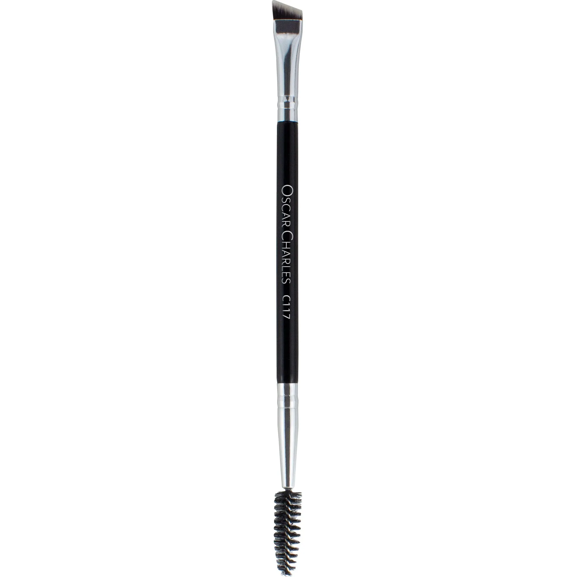 Oscar Charles 117 Luxe Spoolie & Angled Brow Makeup Brush
