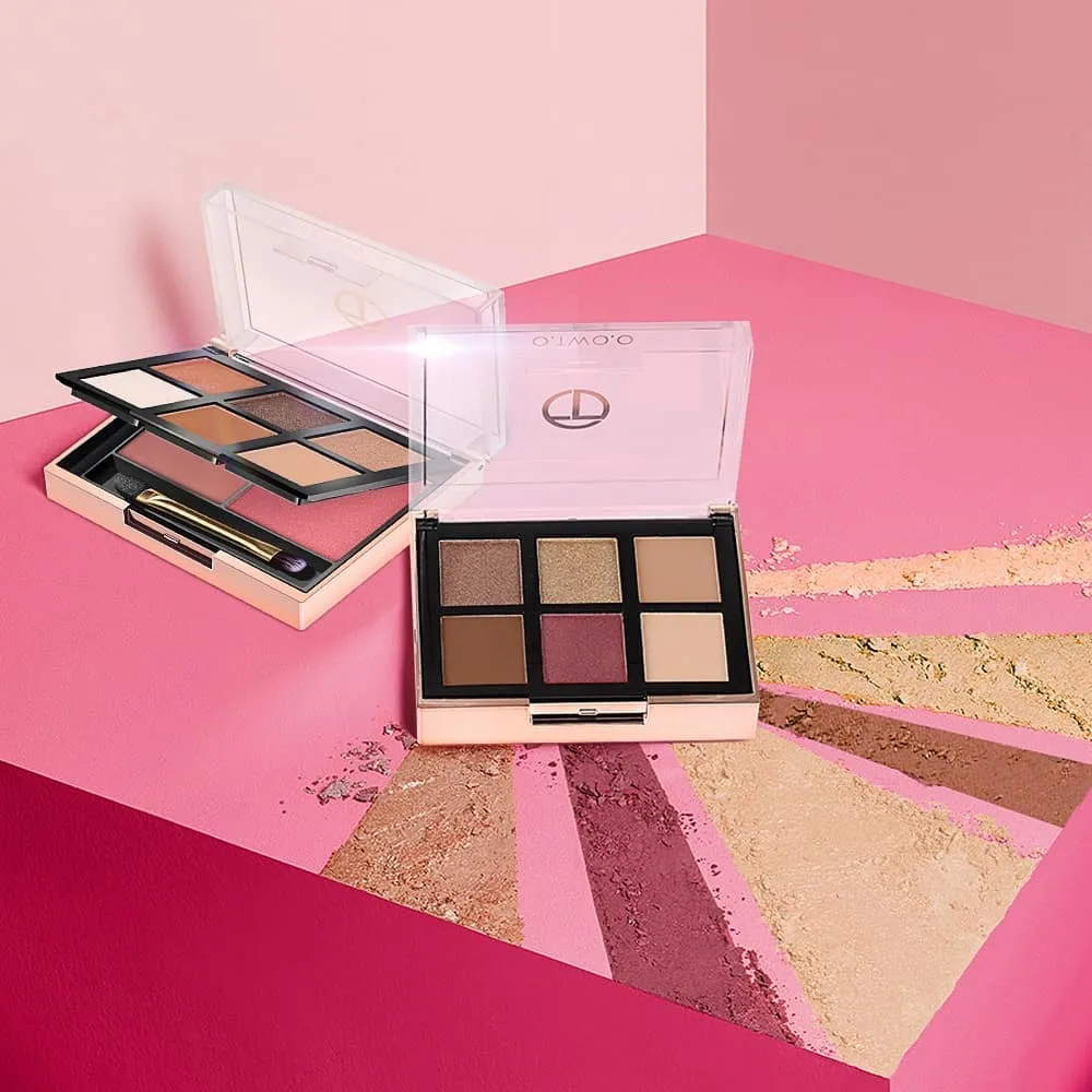 O.TWO.O TRAVELERS EYESHADOW (X6) AND BLUSHER (X2)