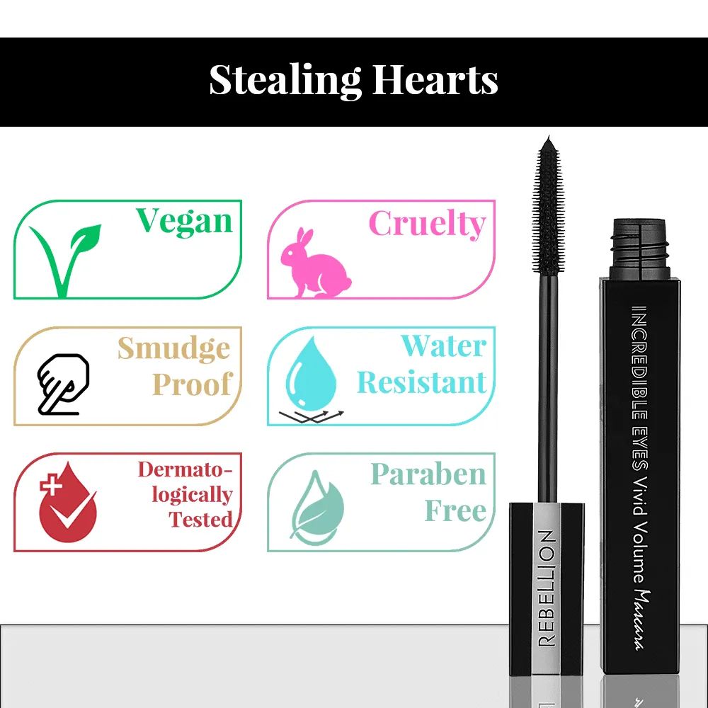 Rebellion Incredible Eye Vivid Volume Mascara
