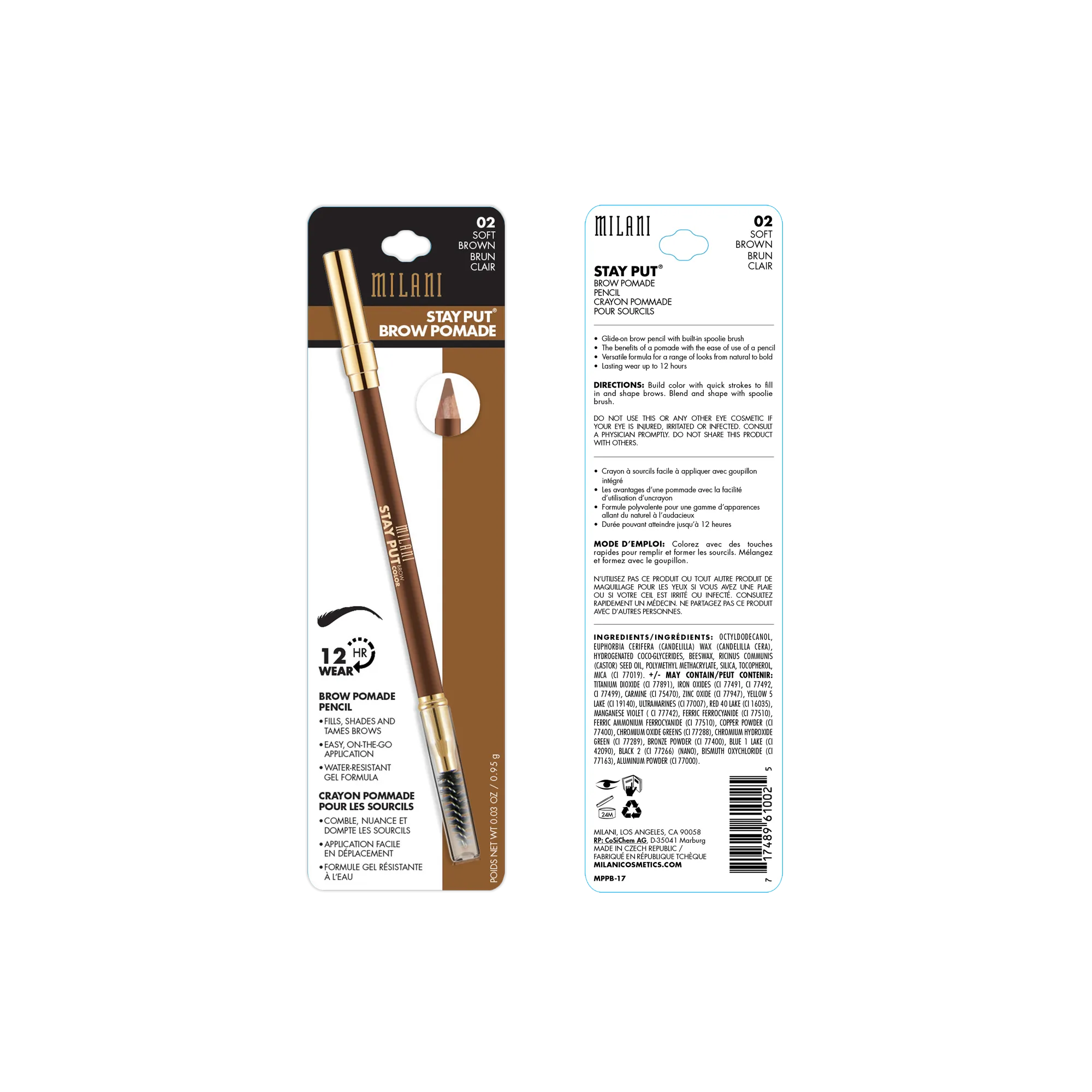 Stay Put® Brow Pomade Pencil